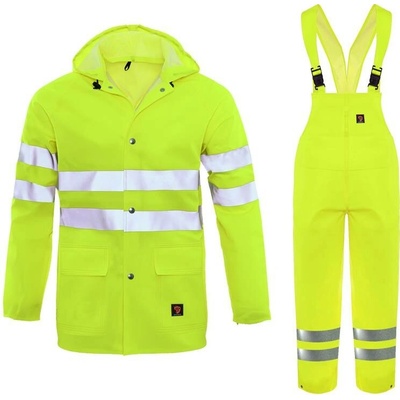 Procera NEPROMOKAVÝ SET kalhoty + bunda PROBALTIC Fluo ŽLUTÝ
