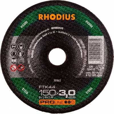 Rhodius Rezný kotúč 150 x 3,0 x 22,23 mm 201863