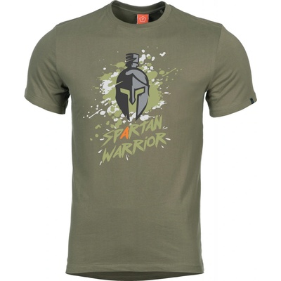 Pentagon tričko Spartan Warrior olivové
