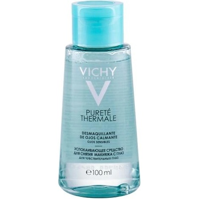 Vichy Pureté Thermale Soothing успокояващо средство за отстраняване на грим от очите за чувствителна кожа 100 ml