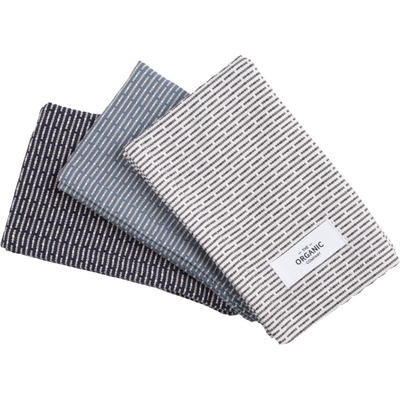 The Organic Company Малки кърпи за съдове The Organic Company 30 x 35 см сини 3 бр (1139-912)