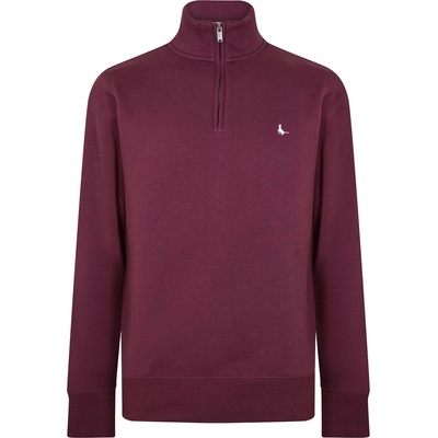 Jack Wills Блуза Jack Wills Jack Barchester Quarter Zip Sweatshirt - Fig