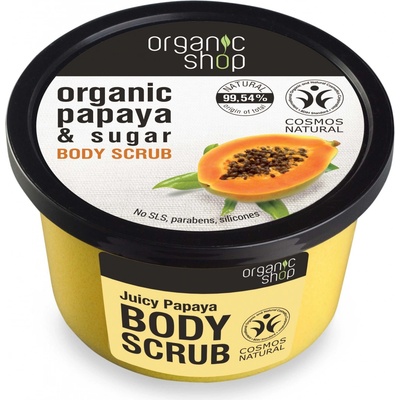Organic Shop telový peeling Papája a Cukor 250 ml