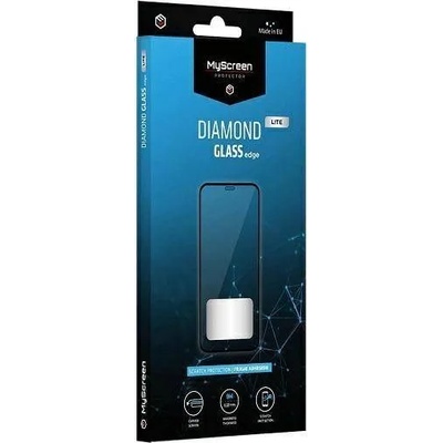 MyScreen Стъклен протектор MyScreen, Lite Diamond Glass Edge Full Glue Cover, за IPhone 13 Pro Max, Черен (2414)