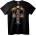 NOONEBRAND Тениска Guns N' Roses Черепи Кръст - S, Black
