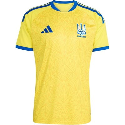 adidas Мъжка футболна фланелка Adidas Ukraine Home Shirt World Cup 2026 Mens - Yellow/Blue