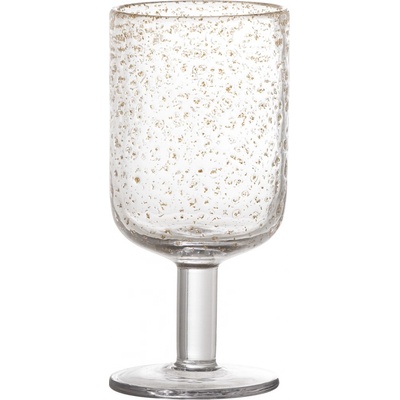 Bloomingville Sklenice na víno Bubbles Clear čirá barva sklo 380 ml