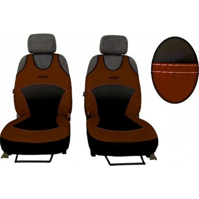 Autopoťah Pok-ter Autotričká Active Sport Alcantara A hnedé Alcantara-koža