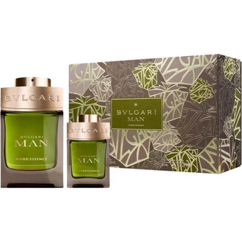 Bvlgari Man Wood Essence подаръчен комплект с парфюмна вода 100мл и 15мл за мъже 1 бр