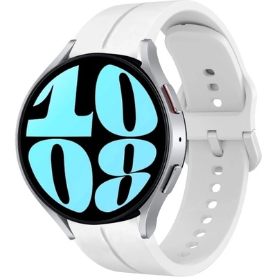 VSECHNONAMOBIL SILICONE Řemínek pro Samsung Galaxy Watch 6 Classic 47mm/43mm a Watch 6 44mm/40mm bílý 63494