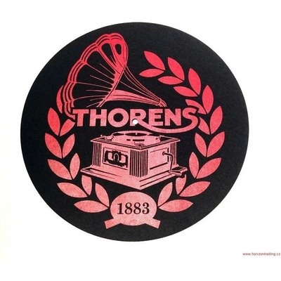 Thorens Slipmate Black Anti static Kvalitní slipmat s logem Thorens