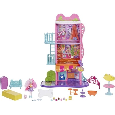 Mattel Enchantimals: City Tails hracia sada pre mestský dom a kaviareň HHC18