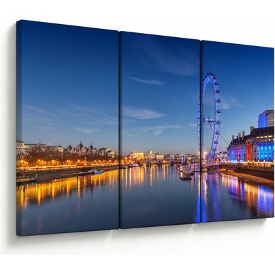 Obraz London Eye, třídílný 120x80 cm
