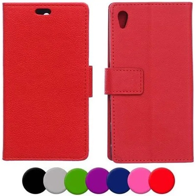 Sony Xperia Z5 Magnetic Wallet Кожен Калъф и Протектор