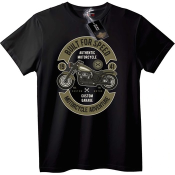 NOONEBRAND Тениска Мотоциклетно приключение - 4XL, Black