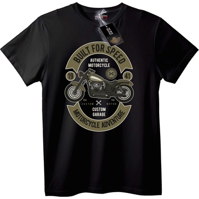 NOONEBRAND Тениска Мотоциклетно приключение - 4XL, Black