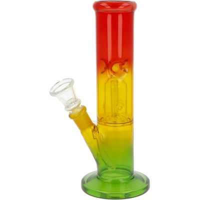 Super Heroes Skleněný bong s perkolací RYG Straight Ice 20cm – Zboží Dáma