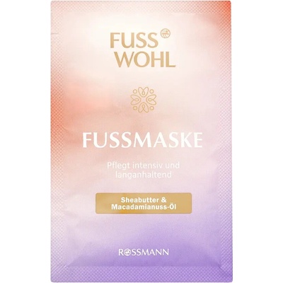 Fusswohl Maska na chodidla s bambuckým máslem 15 ml