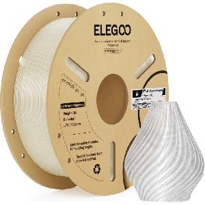 Elegoo PLA Translucent Crystal White - 1, 75 mm / 1000 g (50.203.1132)