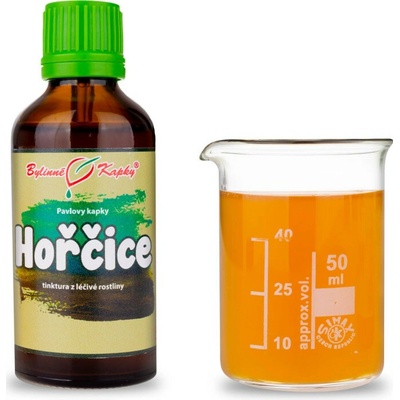 Bylinné kapky Horčica bylinné kvapky tinktúra 50 ml