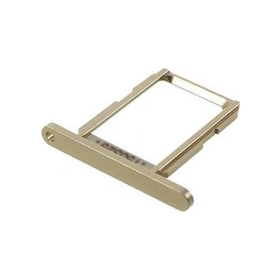 Držák (šuplík) SIM Samsung G920 Galaxy S6 gold