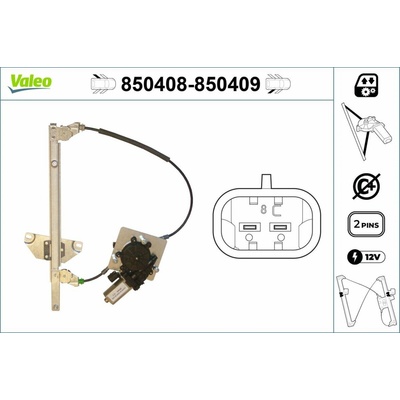 Mechanizmus zdvíhania okna VALEO 850408