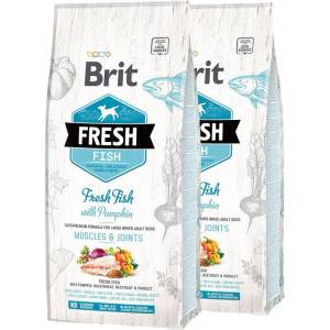 Brit Fresh Fish with Pumpkin Adult Large 2 x 12 кг