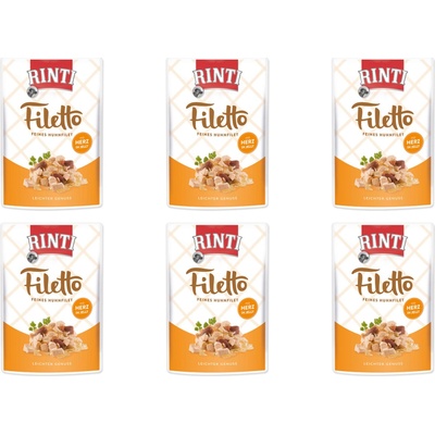Rinti Filetto Adult kuřecí a kuřecí srdce v želé 6 x 100 g