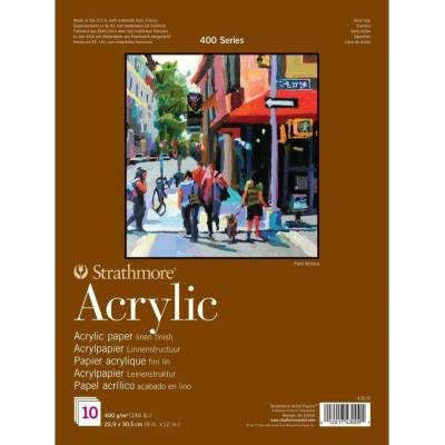 Strathmore Akrylový blok 400 400 g/m2 23 x 31 cm 10 listov