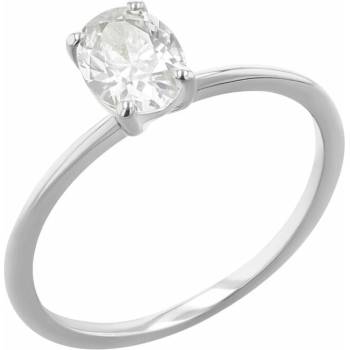 Eppi Zásnubný prsteň s oval diamantom Frost RE45773