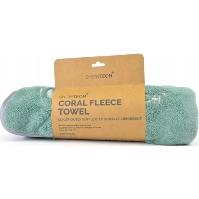 Show Tech+ Coral Fleece Towel Desert Sage 56 x 90 cm