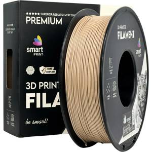 Smart Print FG-S45-E1, 3D филамент, PLA Wood, 1, 75mm, 1000g, Кафяв (Black walnut) (FG-S45-E1)