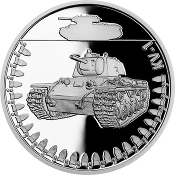 Česká mincovna Strieborná minca Obrnená technika KV-1 proof 1 oz