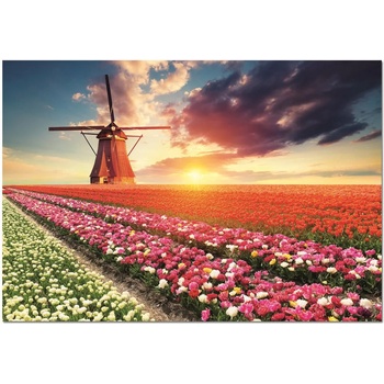 Image 1 of Educa - Puzzle Tulips landscape - 1 500 piese