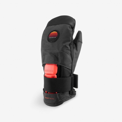 Dreamscape Detské snowboardové palčiaky MI 500 JR Protect čierno-oranžové šedá