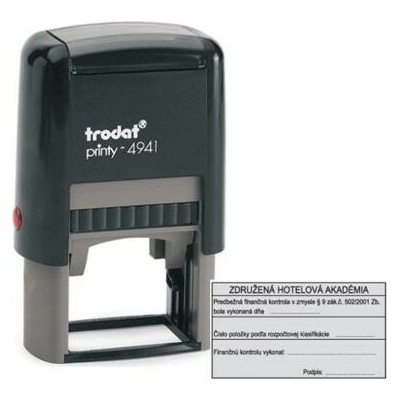 Trodat Printy 4941 41x24mm odtlačok čierny