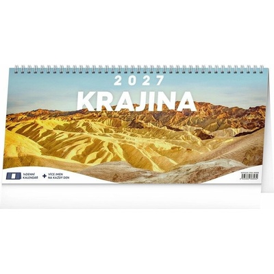 Stolový kalendár Krajina 14-dňový, 33 x 14,5 cm 2027