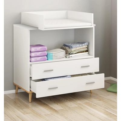 VCM Přebalovací pult Landos, dub medový – Zboží Dáma