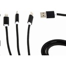 Gembird CC-USB2-AM31-1M USB 3-in-1, 1m, černý