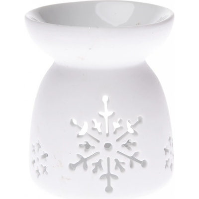 Keramická aromalampa Snowlet bílá, 7,7 x 9 cm – Zboží Dáma