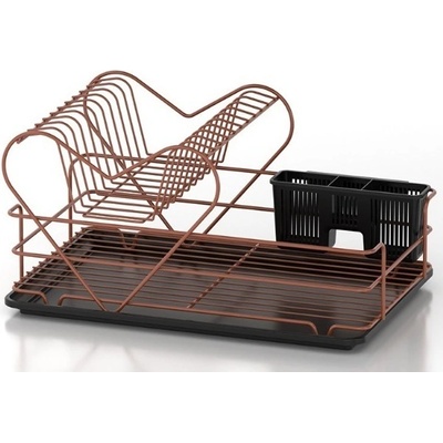 Сушилник за съдове " Сърце" - меден (И103125/1)