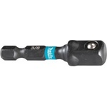 Makita Адаптер за въртящ момент makita 1/4" impact ЧЕРЕН, квадратен задвижващ механизъм 3/8", 50 мм b-66868 (b-66868)