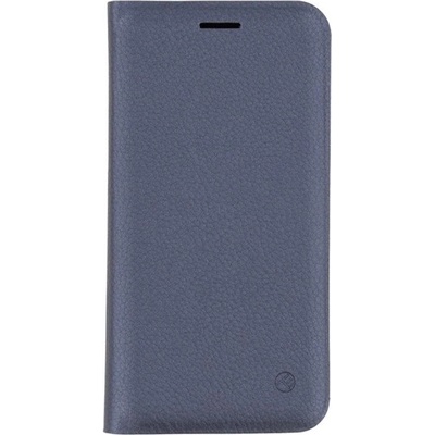 Tellur Калъф за iPhone X, изкуствена кожа Tellur, син