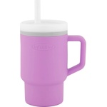 Infantino Силиконова чаша със сламка Infantino - 270 ml, люляк (IN308027)