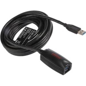 Roline USB 3.2 Gen1 активен кабел за повторение 5 м черен (12.04. 1096-8) (12.04.1096-8)