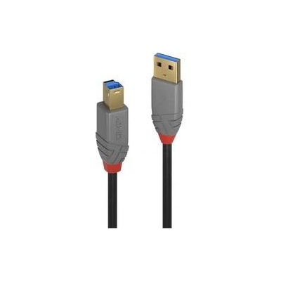 Lindy 36744 USB 3.0 Typ A/B, 5m, černý