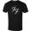 ROCK OFF мъжка тениска Foo Fighters - Distressed Logo - ЧЕРЕН - ROCK OFF - FOOTS25MB