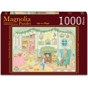Magnolia Пъзел Magnolia от 1000 части - Коледната къща на мишките (3487)