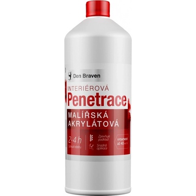 DEN BRAVEN Malířská akrylátová penetrace mléčně bílá 5l