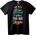 NOONEBRAND Тениска Най-Добрите Мечти се Случват Буден - 2XL, Black